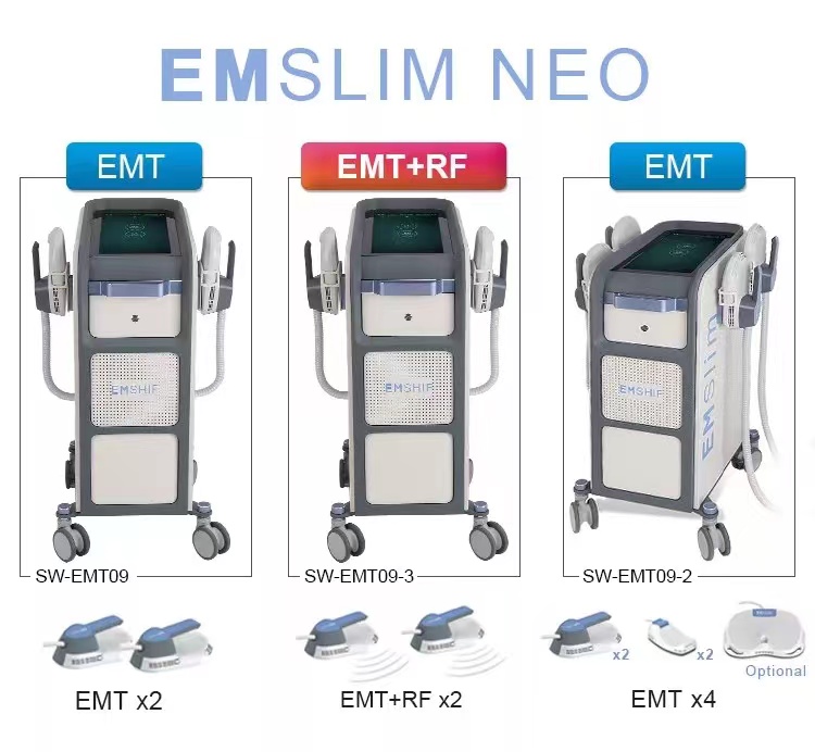 2022 emslim neo slimming 4 handle 13 tesla emslim nova RF body sculpting ems slim muscle building emslim machine