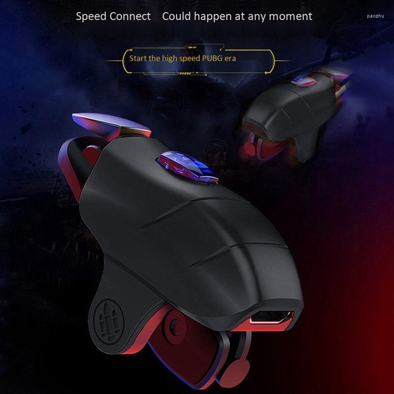 Game Controllers Mobile Controller Gamepad L1R1 Trigger Aim Button Shooter Joystick For PUBG Alloy Anti Skid Press Built-In Pot Slice
Game Controllers Mobile Controller Gamepad L1R1 Trigger Aim Button Shooter Joystick For PUBG Alloy Anti Skid Press Built-In Pot Slice