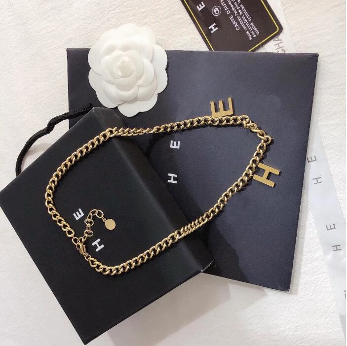 18k Gold-plated Necklace Luxury Letter Pendant Necklace Designer Jewelry Long Chain Exquisite High-end Design Popular Fashion Brand Select Lady Gift X347
18k Gold-plated Necklace Luxury Letter Pendant Necklace Designer Jewelry Long Chain Exquisite High-end Design Popular Fashion Brand Select Lady Gift X347