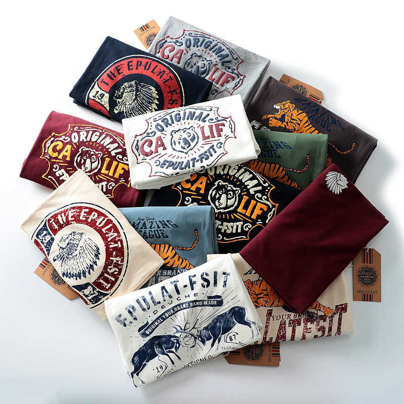 Men's T-Shirts 2022 Summer American Retro Short-sleeved O-neck Printed T-shirt Men's Fashion Simple 100% Cotton Washed Old Loose Casual Tops T221202, 2850210
Men's T-Shirts 2022 Summer American Retro Short-sleeved O-neck Printed T-shirt Men's Fashion Simple 100% Cotton Washed Old Loose Casual Tops T221202, 2850210
