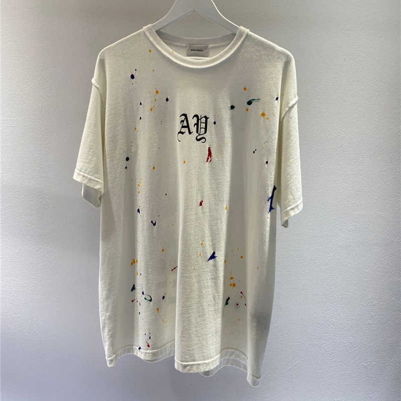 Men's T-Shirts Spring Summer Men's And Women's Loose Speckled Print High Quality 1 1 Askyurself Short Sleeve t-Shirt T221130, Khaki
Men's T-Shirts Spring Summer Men's And Women's Loose Speckled Print High Quality 1 1 Askyurself Short Sleeve t-Shirt T221130, Khaki