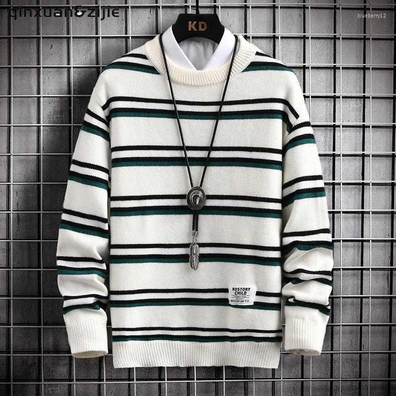 Men's Sweaters Knitted Sweater Men Cartoon Striped Print Pullover Harajuku Casual O-neck Oversize Top Streetwear Unisex Fall Fashion Tops, Black
Men's Sweaters Knitted Sweater Men Cartoon Striped Print Pullover Harajuku Casual O-neck Oversize Top Streetwear Unisex Fall Fashion Tops, Black