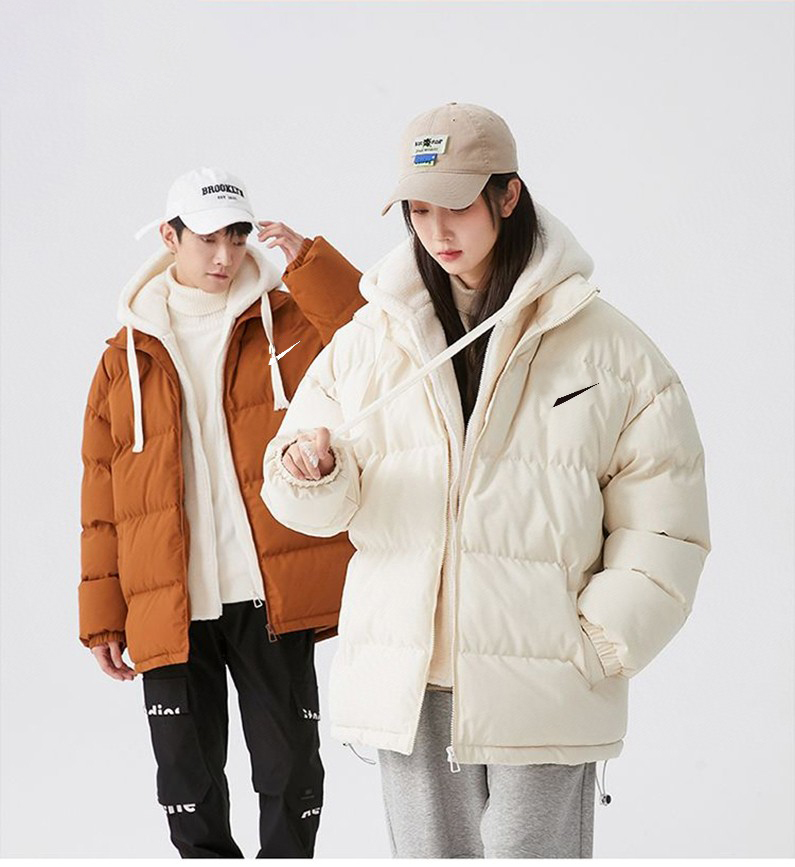 Men Women designer hoodeds Down jackets Fake two splicing Lamb wool hoodeds coat winter outdoor cold-proof thickened warm Casual fashion logo print downs jacket, Black
Men Women designer hoodeds Down jackets Fake two splicing Lamb wool hoodeds coat winter outdoor cold-proof thickened warm Casual fashion logo print downs jacket, Black