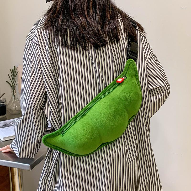 Waist Bags Women Personality Messenger Bag Girl Fashion Creative Funny Pea Soft Cute Shoulder Plush Chest, Green
Waist Bags Women Personality Messenger Bag Girl Fashion Creative Funny Pea Soft Cute Shoulder Plush Chest, Green