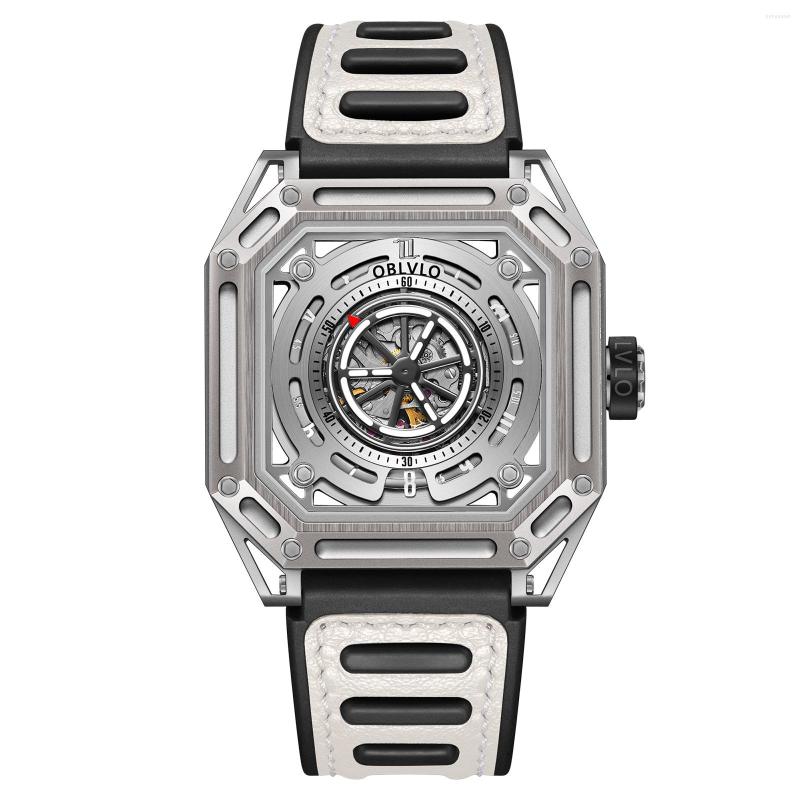 Wristwatches OBLVLO Top Brand Cool Fashion Luminous Men Sport Watch Self-wind Mechanical Automatic Square Waterproof Rubber AK, Ak-s-ywwb
Wristwatches OBLVLO Top Brand Cool Fashion Luminous Men Sport Watch Self-wind Mechanical Automatic Square Waterproof Rubber AK, Ak-s-ywwb