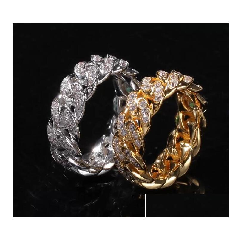 Band Rings 8Mm Men Women Cuban Link Chain Ring Hip Hop Zircon Stone Gold Sier Iced Out Rings For Party Jewelry Gift Drop Delivery 202 Dhv40
Band Rings 8Mm Men Women Cuban Link Chain Ring Hip Hop Zircon Stone Gold Sier Iced Out Rings For Party Jewelry Gift Drop Delivery 202 Dhv40