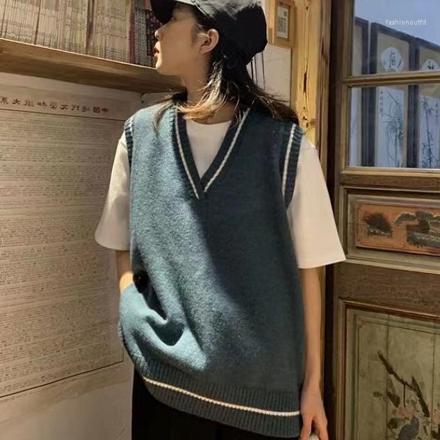 Women's Vests Y2K Style Women's Sweater Vest 2022 Oversized Knitwear All-Match Pullover Tops V Neck Sleeveless Girls Retro Jumpers, Brown
Women's Vests Y2K Style Women's Sweater Vest 2022 Oversized Knitwear All-Match Pullover Tops V Neck Sleeveless Girls Retro Jumpers, Brown