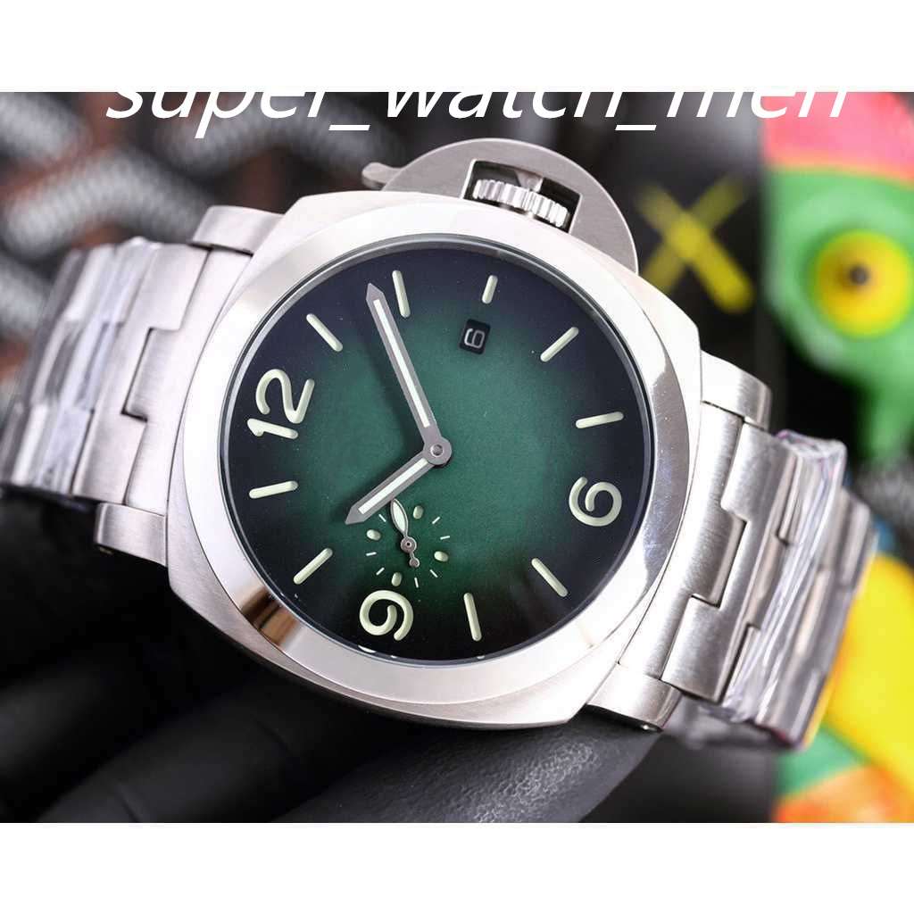 NEW LISTING Mens Watch 45mm Automatic Movement Mechanical Steel Strap Mens Watches Sapphire luminescent Diving Wristwatches Super Quality, Custom waterproofing
NEW LISTING Mens Watch 45mm Automatic Movement Mechanical Steel Strap Mens Watches Sapphire luminescent Diving Wristwatches Super Quality, Custom waterproofing