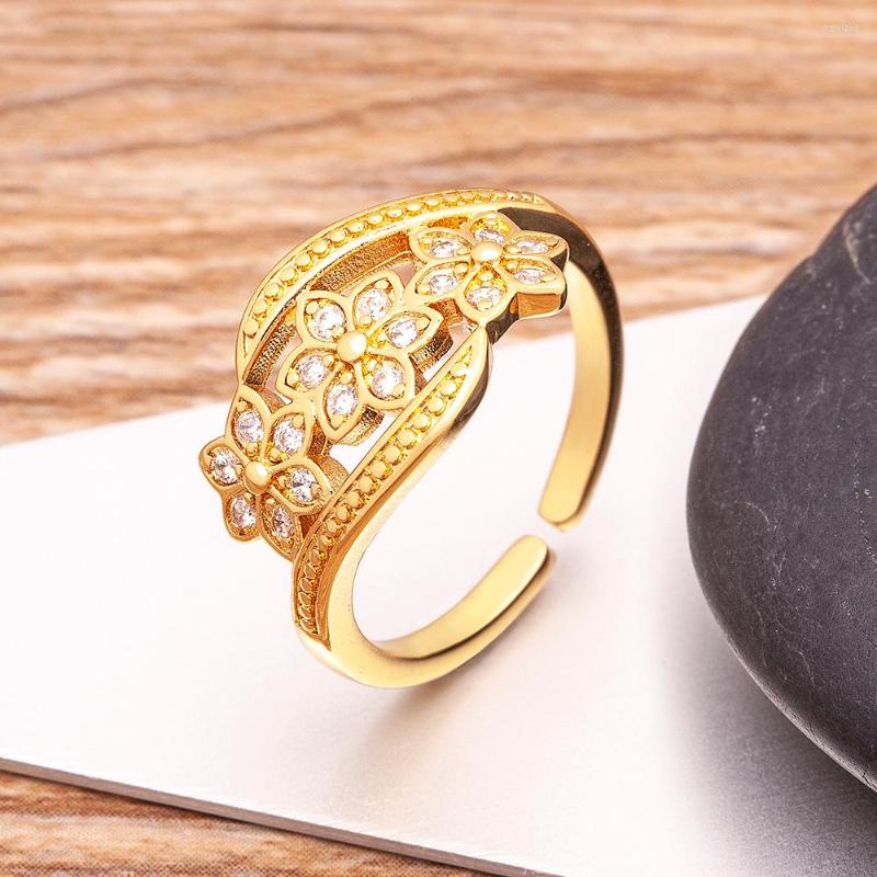 Wedding Rings AIBEF Fashion Women's Flower Ring Open Adjustable Cuffs Engagement Party Charm Jewelry Romantic Gifts Wholesale
Wedding Rings AIBEF Fashion Women's Flower Ring Open Adjustable Cuffs Engagement Party Charm Jewelry Romantic Gifts Wholesale