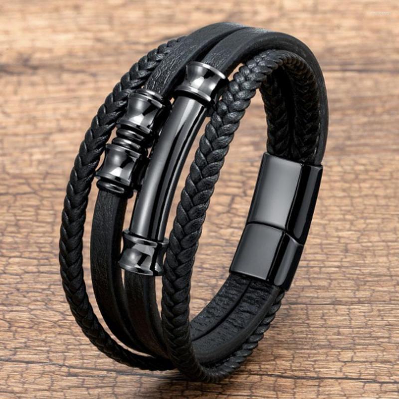 Charm Bracelets Zlxgirl Fashion Men's Punk Bracelet Black Leather Stainless Steel Buckle Fine Gothic Women Couple Gift Free Bags
Charm Bracelets Zlxgirl Fashion Men's Punk Bracelet Black Leather Stainless Steel Buckle Fine Gothic Women Couple Gift Free Bags