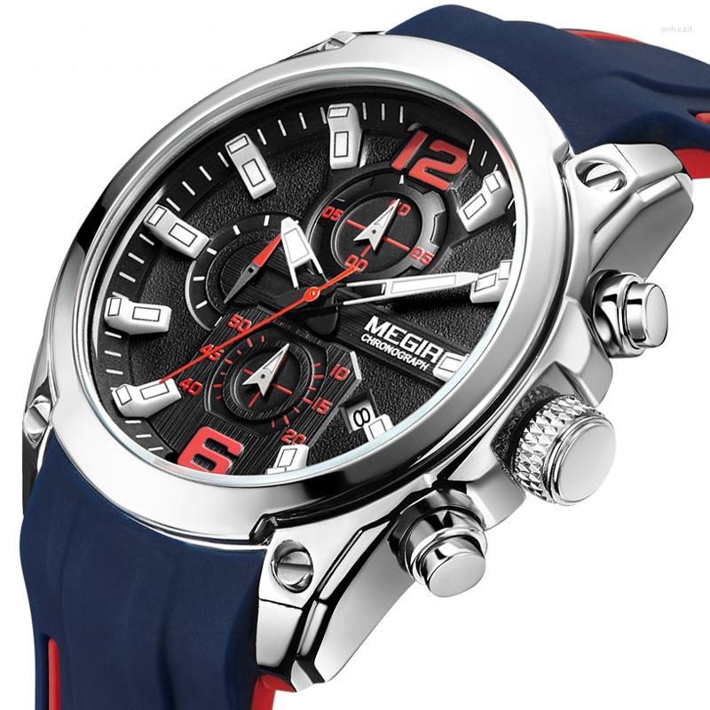 Wristwatches 2022 Top Men's Sports Quartz Watches Waterproof Wristwatch Multi-function Chronograph Calendar Watch Reloj
Wristwatches 2022 Top Men's Sports Quartz Watches Waterproof Wristwatch Multi-function Chronograph Calendar Watch Reloj