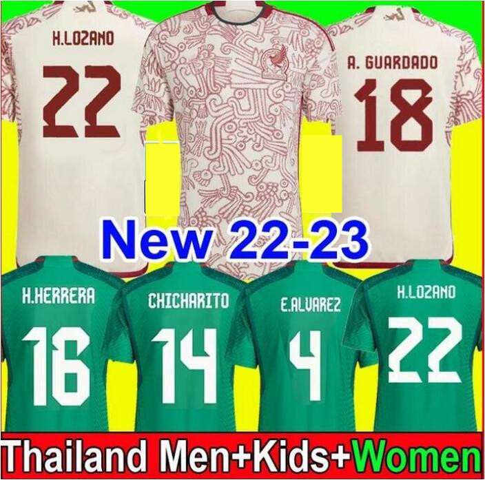 Mexico 2022-23 Thai Quality Soccer Jerseys .LAYUN RAUL CHICHARITO CARLOS V C. VELA H.MORENO H.HERRERA A. GUARDADO E. ALVAREZ O.PINEDA G. DOS SANTOS G. OCHOA Men Kids jersey, White
Mexico 2022-23 Thai Quality Soccer Jerseys .LAYUN RAUL CHICHARITO CARLOS V C. VELA H.MORENO H.HERRERA A. GUARDADO E. ALVAREZ O.PINEDA G. DOS SANTOS G. OCHOA Men Kids jersey, White
