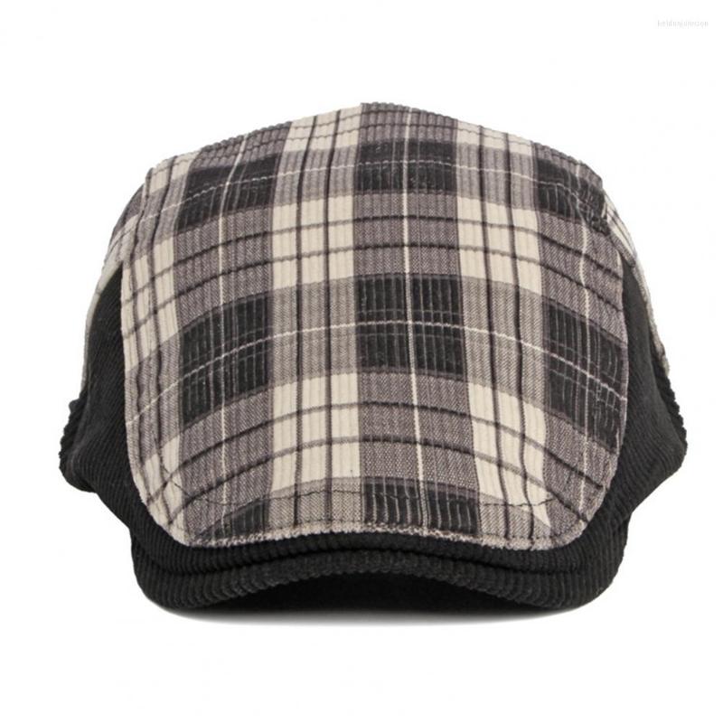 Berets Portable Painter Hat Plaid Print Lightweight Men Flat Peaked Cap Autumn Beret Handsome For Fishing, Black
Berets Portable Painter Hat Plaid Print Lightweight Men Flat Peaked Cap Autumn Beret Handsome For Fishing, Black