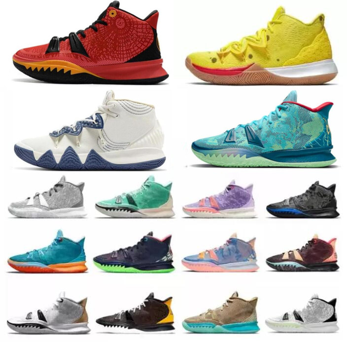 2022 One World 1 People Chip Light Bone Kyrie 7 mens basketball shoes Kyries 5s sponge sandy Creator Hendrix Horus Rayguns Daybreak squidward men trainers Sports, Please contact us