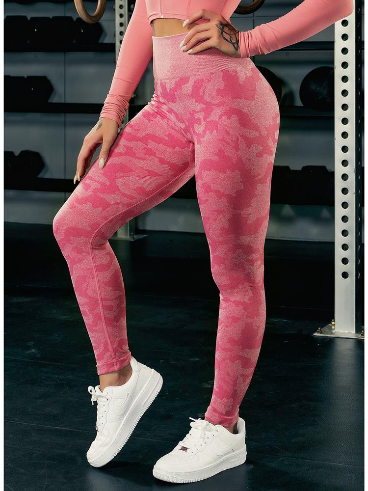 Women' Leggings CHRLEISURE Seamless Sports Ladies Fitness Knitted Camouflage Pants Hip-Lifting Sweat-Absorbent Running, Red
Women' Leggings CHRLEISURE Seamless Sports Ladies Fitness Knitted Camouflage Pants Hip-Lifting Sweat-Absorbent Running, Red