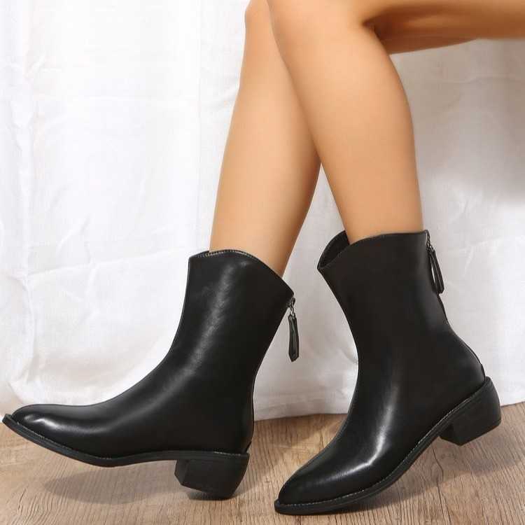Boots Large Western Cowboy Knight for Women Autumn and Winter 2022 New Pointed Toe Thick Heel Back Zipper Women Martin Boots Shoes 221123, Black
Boots Large Western Cowboy Knight for Women Autumn and Winter 2022 New Pointed Toe Thick Heel Back Zipper Women Martin Boots Shoes 221123, Black