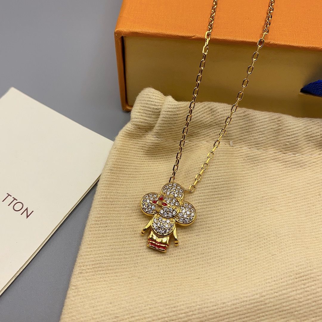 Luxury Necklace Designer Jewelry Necklace Brand Circle Letter For Womens Fashion Brands Jewellery Pendants Necklaces Valentine's Day172