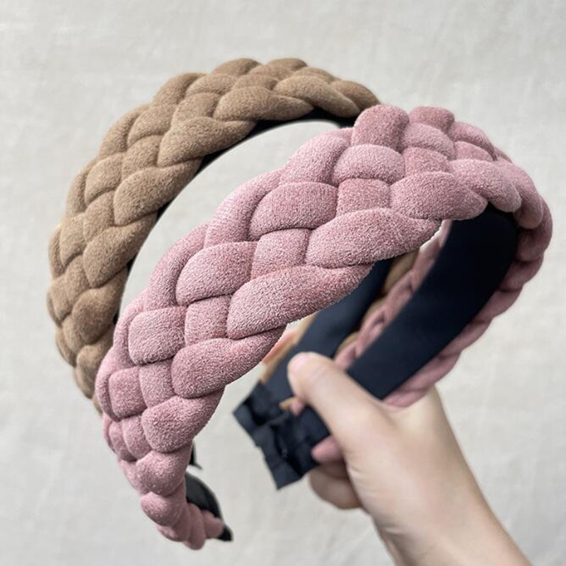 Fashion Braided Hairband For Women Wide Side Vintage Headband Handmade Headwear Adult Winter Hair Accessories, Mixed color
Fashion Braided Hairband For Women Wide Side Vintage Headband Handmade Headwear Adult Winter Hair Accessories, Mixed color
