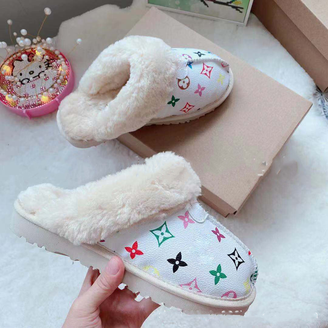 Cotton slippers men and women adult children's snow boots warm casual indoor pajamas party wear non slip cotton slippers large