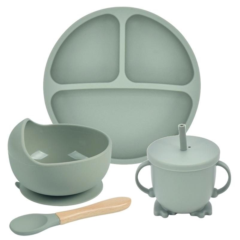 4Pcs/Set Baby Silicone Plate Spoon Set Baby Feeding Silicone Bowl Baby Dishes BPA Free Silicone Portable Tableware for Children 220112
4Pcs/Set Baby Silicone Plate Spoon Set Baby Feeding Silicone Bowl Baby Dishes BPA Free Silicone Portable Tableware for Children 220112