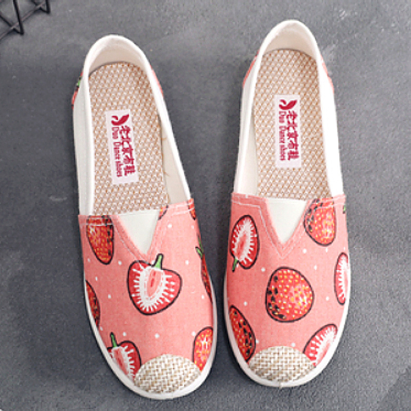 Fashion women slip on flat cloth work shoes Breathable linen loafer shoes Soft soled folk mother shoes Retro
Fashion women slip on flat cloth work shoes Breathable linen loafer shoes Soft soled folk mother shoes Retro