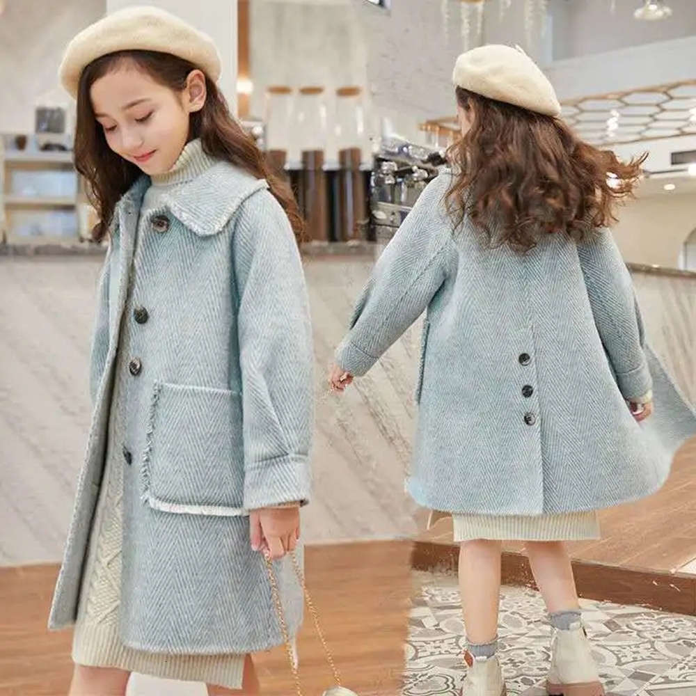 Jackets Winter Autumn Kids Thick Woolen Jacket for Teenage Girls Blue Long Warm Coat Toddler Girl Fall Clothes Outwewar fits 5 6 8 10 12 221201, As pitcture thick
Jackets Winter Autumn Kids Thick Woolen Jacket for Teenage Girls Blue Long Warm Coat Toddler Girl Fall Clothes Outwewar fits 5 6 8 10 12 221201, As pitcture thick