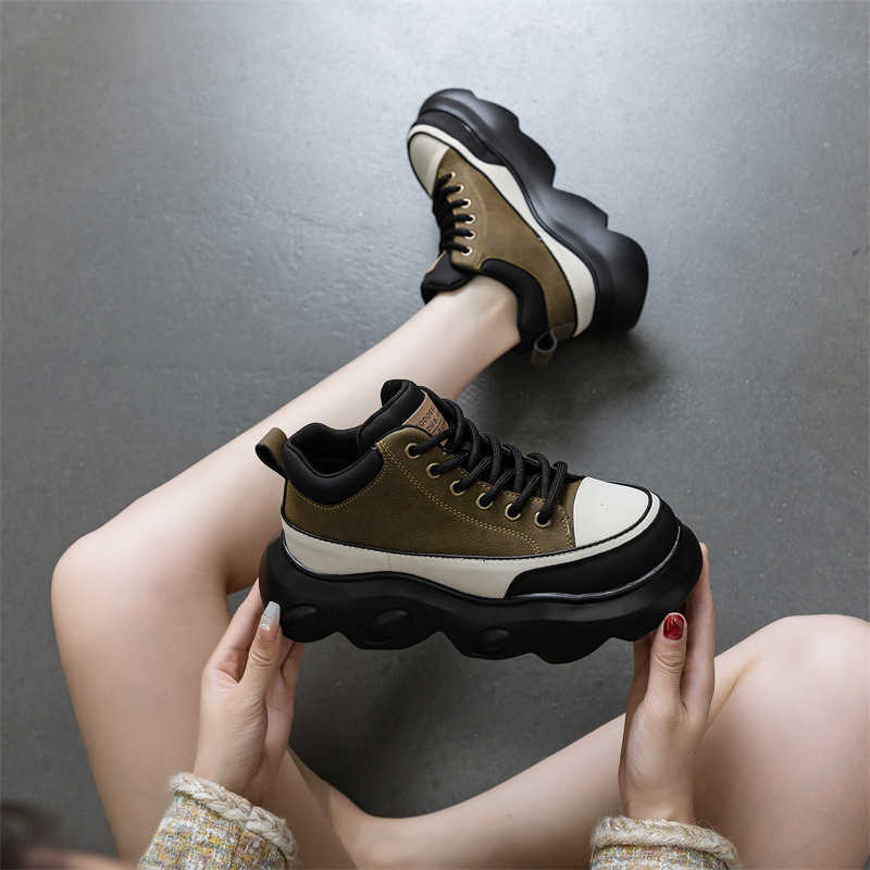Shoes autumn winter new daddy ugly and cute sponge cake thick soled casual women's versatile light sports shoes, Black
Shoes autumn winter new daddy ugly and cute sponge cake thick soled casual women's versatile light sports shoes, Black