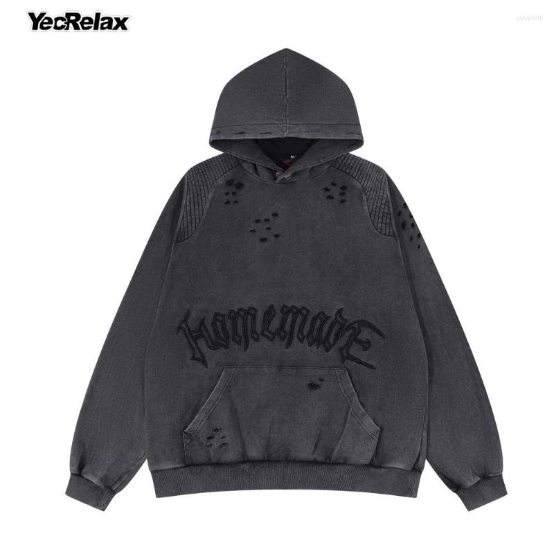 Men' Hoodies 2022 Fall Winter Sweatshirt Hole Washed Pullover Men Embroidered Letters Hoodie Mens Hooded Punk Gothic, Dark grey
Men' Hoodies 2022 Fall Winter Sweatshirt Hole Washed Pullover Men Embroidered Letters Hoodie Mens Hooded Punk Gothic, Dark grey