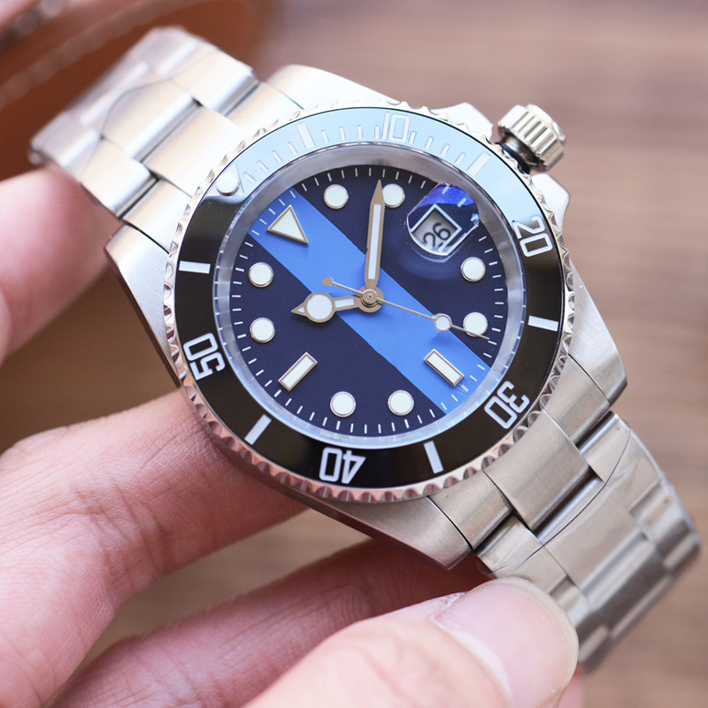 Watch Automatic Mechanical 40mm Stainless Steel Men Wristband Gift Montre De Luxe Calendar Design Folding Buckle, Color3
Watch Automatic Mechanical 40mm Stainless Steel Men Wristband Gift Montre De Luxe Calendar Design Folding Buckle, Color3