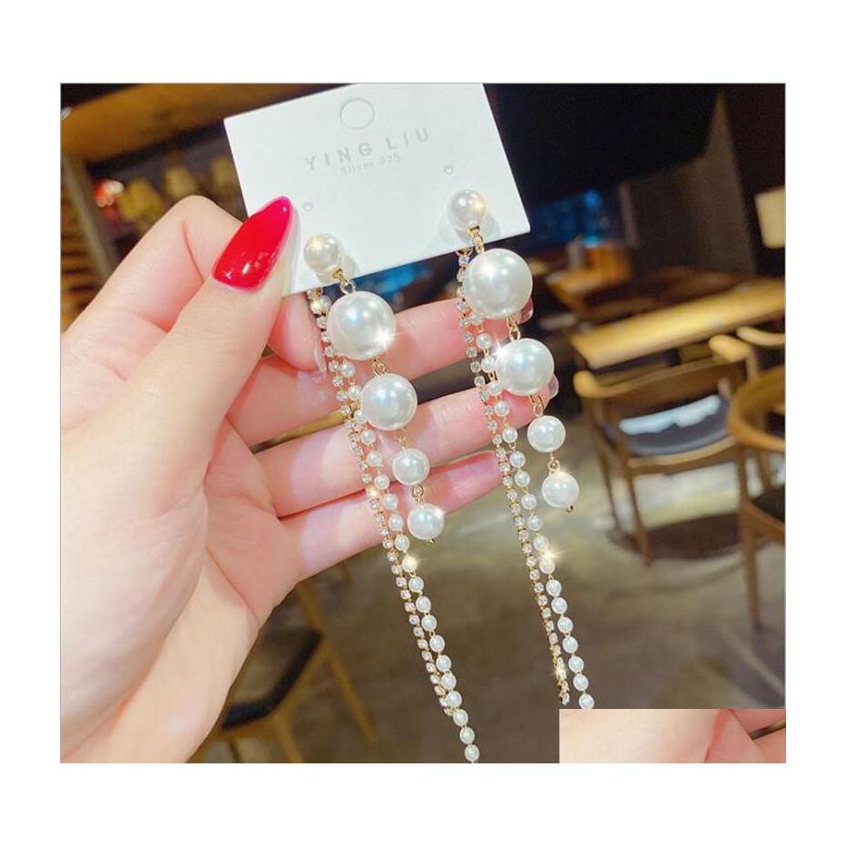 Dangle Chandelier Trendy Elegant Created Big Simated Pearl Long Earrings Pearls String Statement Drop For Women Wedding Party Gift Dhxh1
Dangle Chandelier Trendy Elegant Created Big Simated Pearl Long Earrings Pearls String Statement Drop For Women Wedding Party Gift Dhxh1