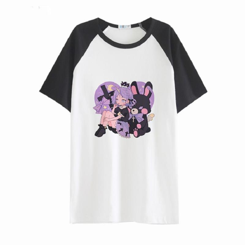 Men' T Shirts High-Q Unisex Lolita Girls T-Shirt Shirt Tee Breathable Cartoon Milk Silk Loose Lovers Harajuku Tees
Men' T Shirts High-Q Unisex Lolita Girls T-Shirt Shirt Tee Breathable Cartoon Milk Silk Loose Lovers Harajuku Tees