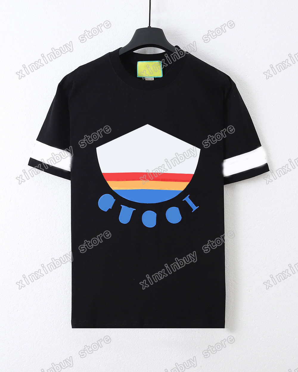 xinxinbuy Men designer Tee t shirt paris Color stripe letters print short sleeve cotton women green white black grey S-XL, Multi
xinxinbuy Men designer Tee t shirt paris Color stripe letters print short sleeve cotton women green white black grey S-XL, Multi