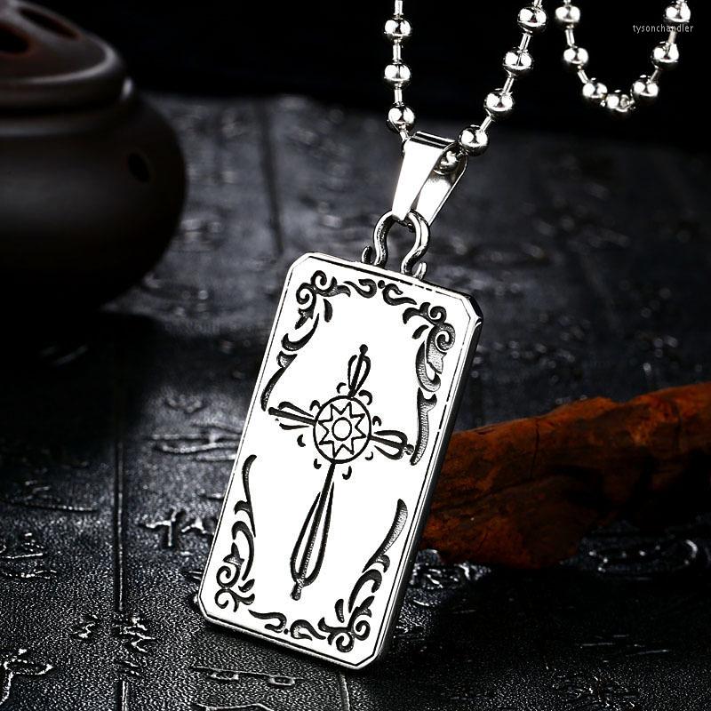 Pendant Necklaces 2022 Fashion Jewellery Titanium Steel Cross For Men Amulet Angel Silver Black Male Steampunk Necklace Pendants Charm
Pendant Necklaces 2022 Fashion Jewellery Titanium Steel Cross For Men Amulet Angel Silver Black Male Steampunk Necklace Pendants Charm