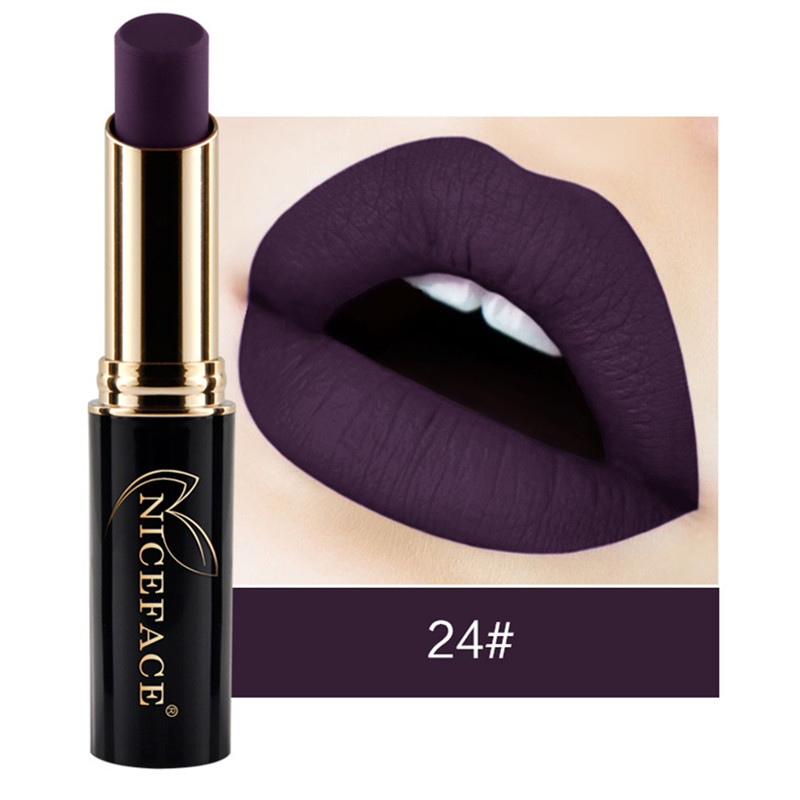 Lip Gloss Makeup 24 Shades Make up Matte Metal Lipsticks For Women maquiagem New Lip Lingerie Matte Liquid Lipstick Waterproof P, 09
Lip Gloss Makeup 24 Shades Make up Matte Metal Lipsticks For Women maquiagem New Lip Lingerie Matte Liquid Lipstick Waterproof P, 09