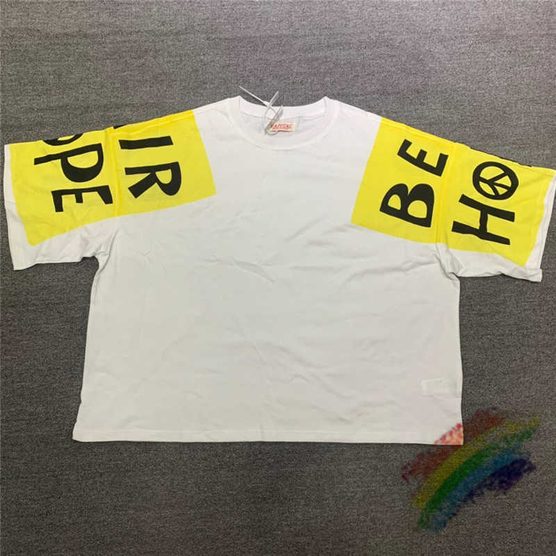 Men's T-Shirts 2022ss Oversized Kapital Kountry T Shirt Men Women Big Size Letter Sleeve Print T-shirt Tee Tops T221130