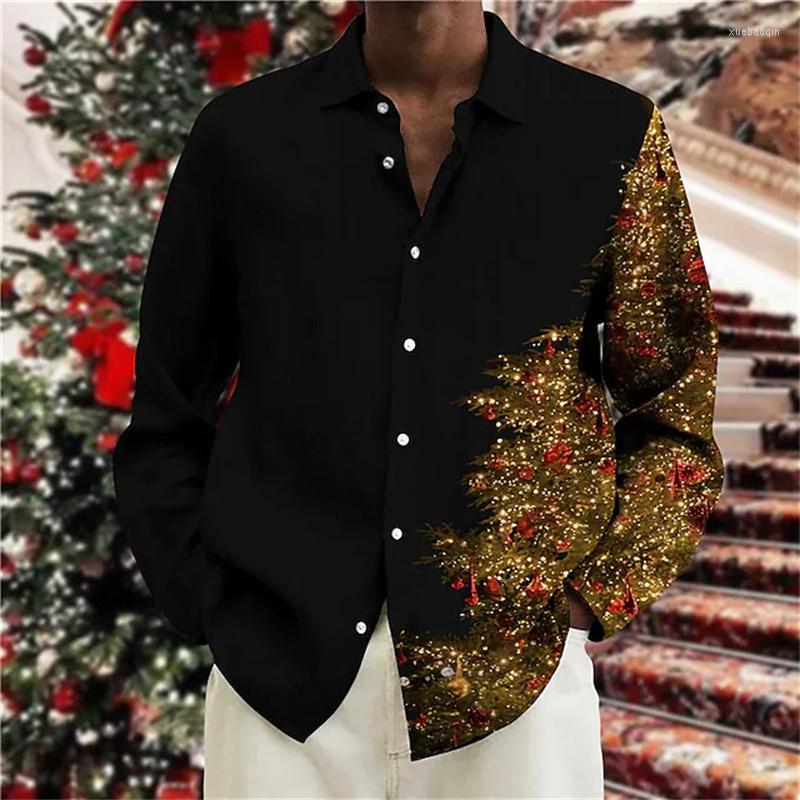 Men' Dress Shirts Christmas Shirt Golden Tree 3d Print Long Sleeve Holiday Party 2022 Men' Fashion 6XL
Men' Dress Shirts Christmas Shirt Golden Tree 3d Print Long Sleeve Holiday Party 2022 Men' Fashion 6XL