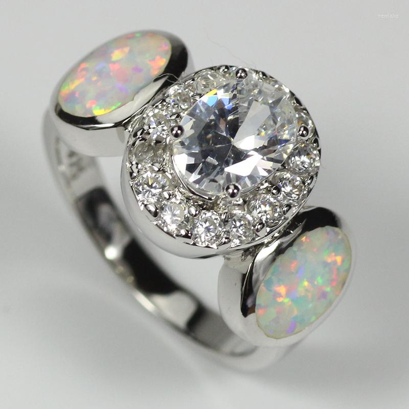 Wedding Rings JLR-1571 White Fire Women 925 Sterling Silver Zircon & Opal Fashion Jewelry Ring
Wedding Rings JLR-1571 White Fire Women 925 Sterling Silver Zircon & Opal Fashion Jewelry Ring