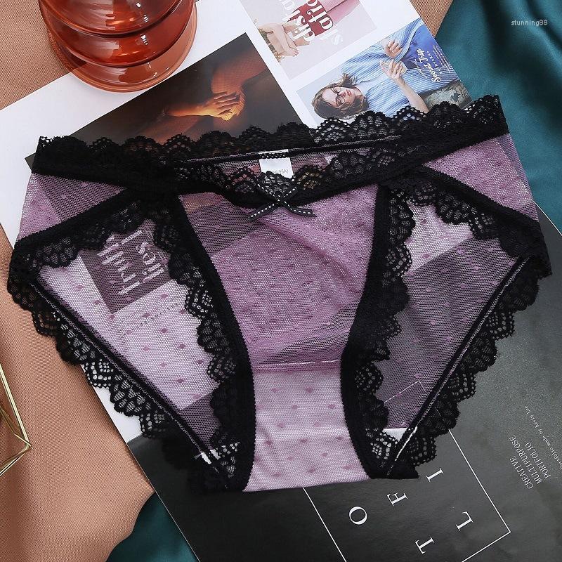 Women's Panties CHEMA Sexy Lace Women's Underwear Transparent Sheer Briefs Tangas Knickers Soft Dot Mesh Panty Big Size, Black
Women's Panties CHEMA Sexy Lace Women's Underwear Transparent Sheer Briefs Tangas Knickers Soft Dot Mesh Panty Big Size, Black