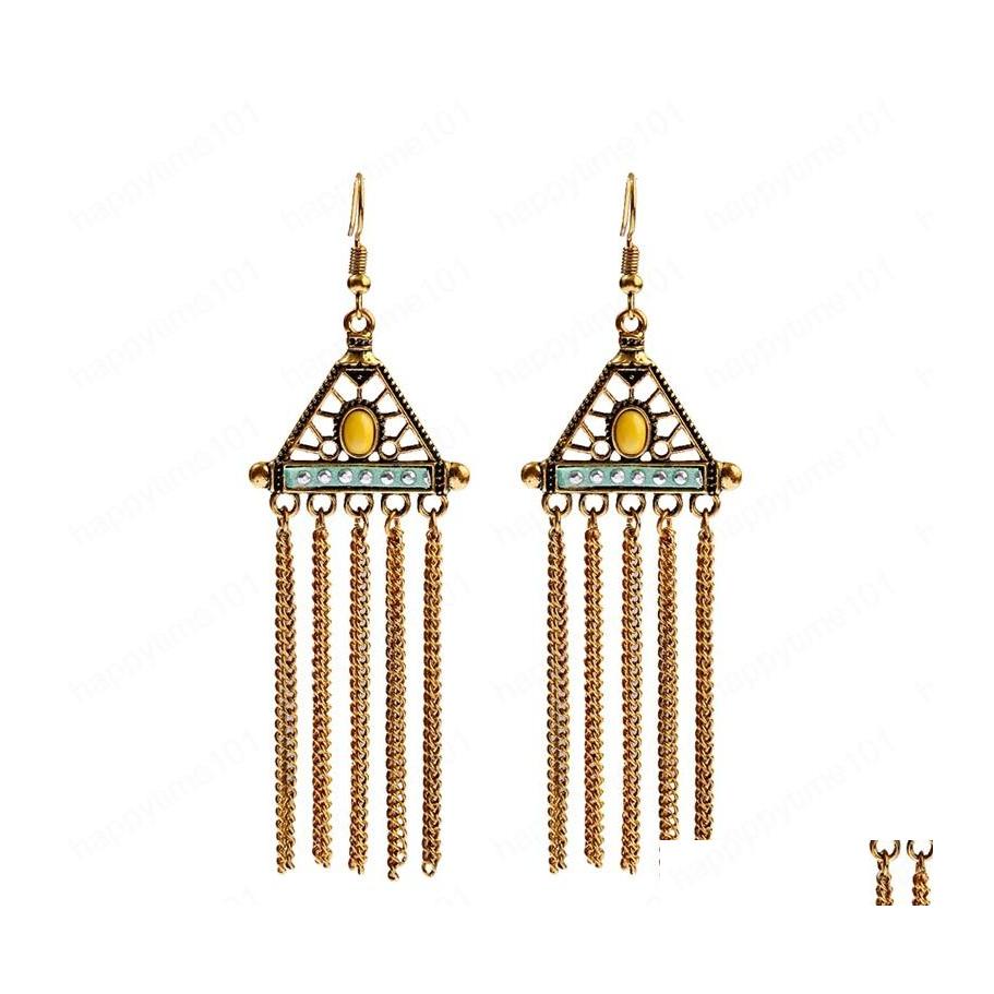 Dangle Chandelier Womens Ethnic Vintage Triangle Dangle Earrings Indian Jewelry Gold Tassel Dangling Earring Drop Delivery Dhbta
Dangle Chandelier Womens Ethnic Vintage Triangle Dangle Earrings Indian Jewelry Gold Tassel Dangling Earring Drop Delivery Dhbta