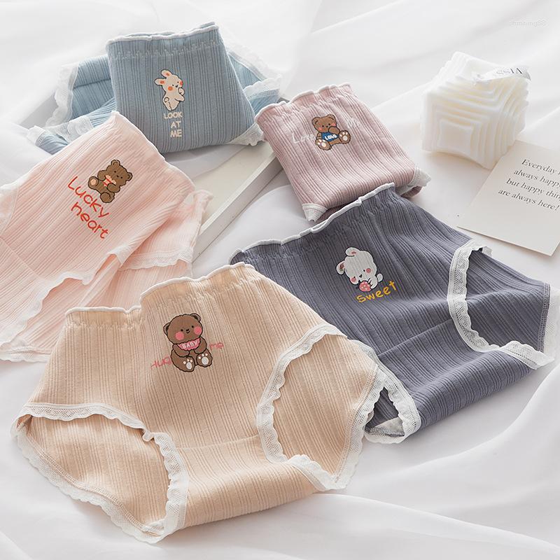 Women's Panties Girl Cute Printing Cartoon Mid Waist Cotton Seamless Underwear Intimate Breathable Elastic Underpants, Blue
Women's Panties Girl Cute Printing Cartoon Mid Waist Cotton Seamless Underwear Intimate Breathable Elastic Underpants, Blue
