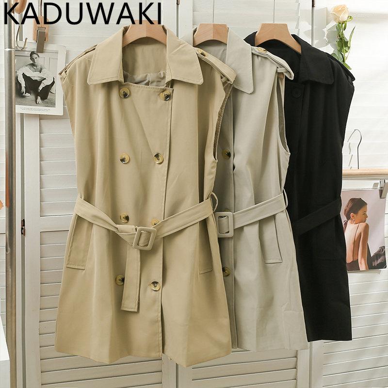 Women's Vests Korean Sleeveless Trench Coat Women Lace Up Slim Waist Loose Casual Vintage Autumn 2022 Windbreaker Jackets Simple Chic Tops, Black
Women's Vests Korean Sleeveless Trench Coat Women Lace Up Slim Waist Loose Casual Vintage Autumn 2022 Windbreaker Jackets Simple Chic Tops, Black