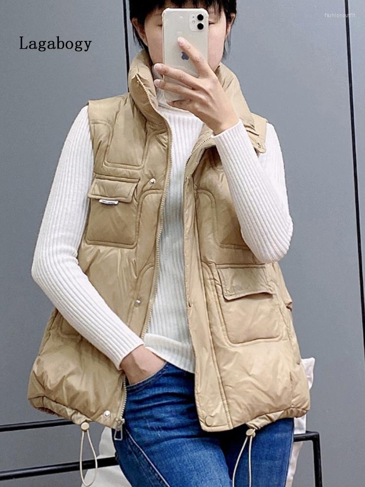 Women's Vests Women Lagabogy Female 2023 Sleeveless Autumn Loose Warm Waistcoat White Duck Down Vest Coat Lady Zipper Winter Jacket, Black
Women's Vests Women Lagabogy Female 2023 Sleeveless Autumn Loose Warm Waistcoat White Duck Down Vest Coat Lady Zipper Winter Jacket, Black