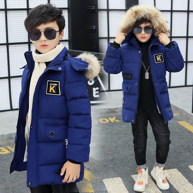 Down Coat Kid Winter Jacket Boy Play In The Park 9 Children's Clothing 13 Coats 14 Outerwear 15 Thick Cotton Hooded Thickening -30 Degrees 221201