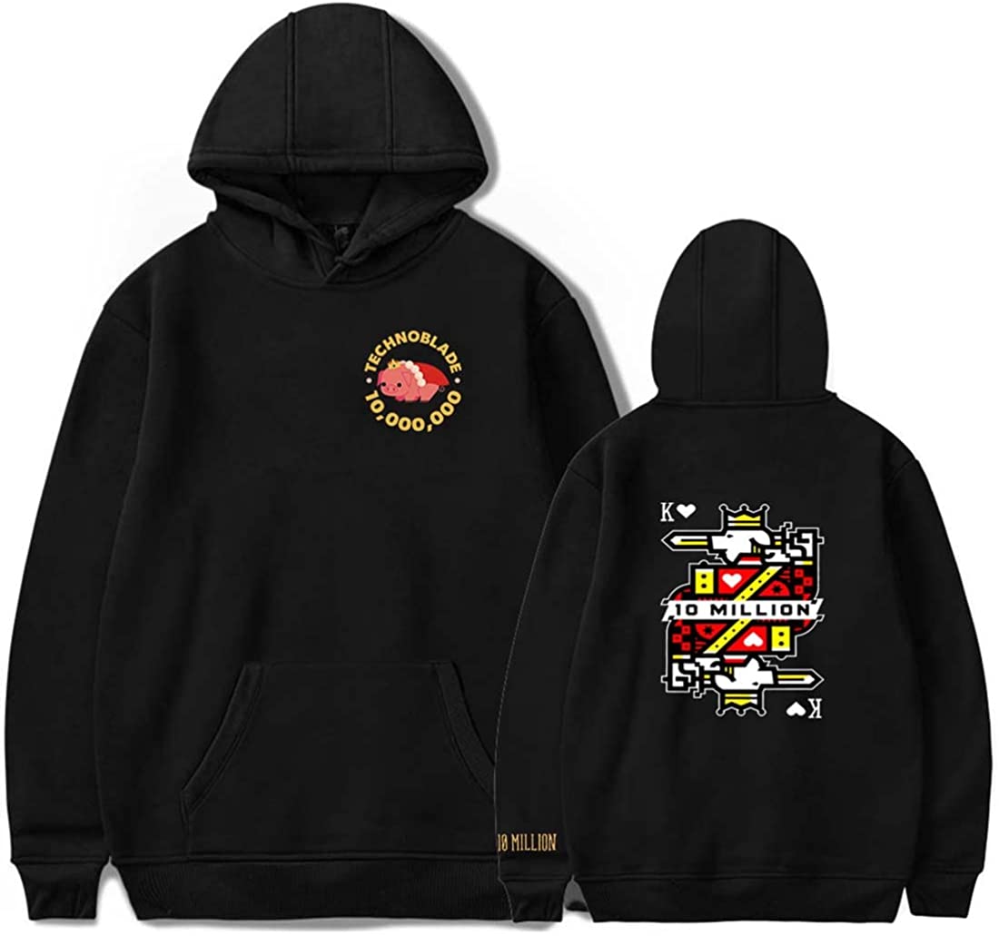 Technoblade Merch 10 Million Subs Hoodie Sweatshirt Pullover Unisex Casual Long Sleeve, Gray
Technoblade Merch 10 Million Subs Hoodie Sweatshirt Pullover Unisex Casual Long Sleeve, Gray