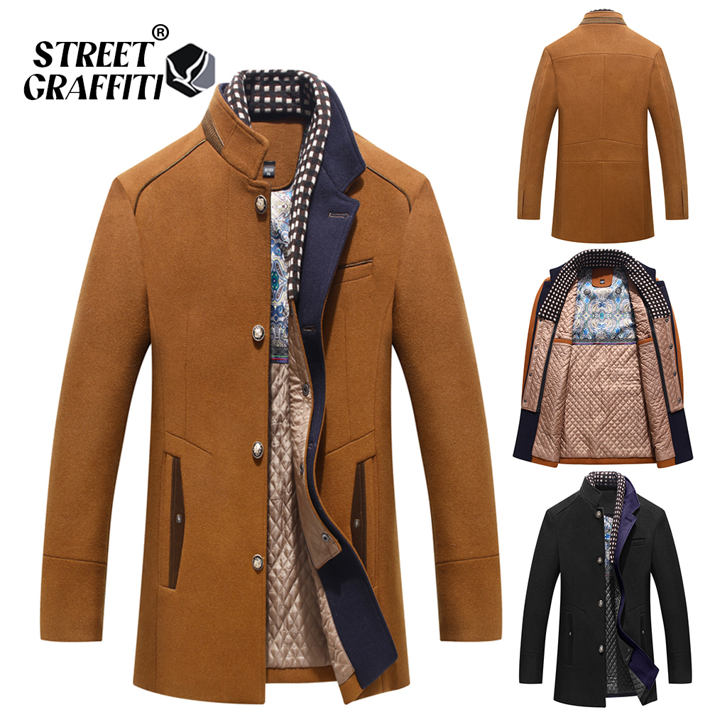 Men's Wool Blends STG Brand Winter Warm Jacket Parkas Coat Fashion Autumn Clothing Windproof Woolen Slim Adjustable Vest Male 221201, Khaki
Men's Wool Blends STG Brand Winter Warm Jacket Parkas Coat Fashion Autumn Clothing Windproof Woolen Slim Adjustable Vest Male 221201, Khaki