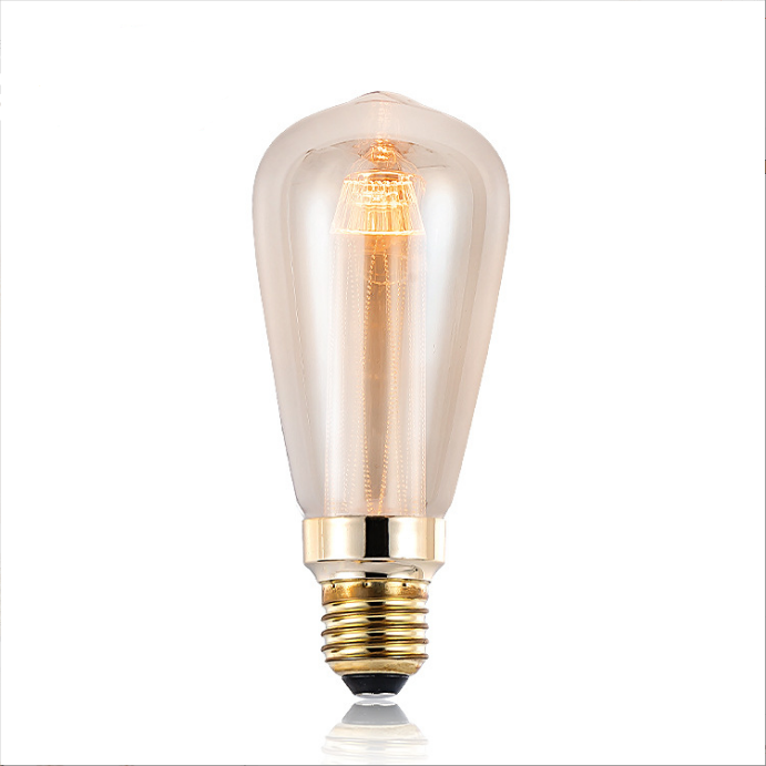 Incandescent Bulbs ST64 light guide column - tawny retro acrylic column LED bulb
Incandescent Bulbs ST64 light guide column - tawny retro acrylic column LED bulb