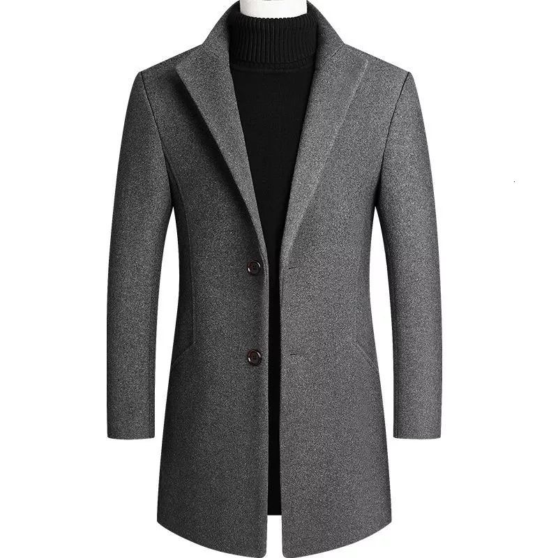 Men's Wool Blends Winter Fashion Men Slim Fit Long Sleeve Cardigans Coat Jacket Suit Solid Mens Woolen Coats 221201, Navy blue thick
Men's Wool Blends Winter Fashion Men Slim Fit Long Sleeve Cardigans Coat Jacket Suit Solid Mens Woolen Coats 221201, Navy blue thick