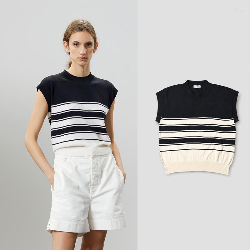 Women' Vests 2022 Spring And Summer Style Cotton Mix Wool Sleeveless Stripe Round Collar Knit Vest Inside Build Outside Wear Ves, Black
Women' Vests 2022 Spring And Summer Style Cotton Mix Wool Sleeveless Stripe Round Collar Knit Vest Inside Build Outside Wear Ves, Black