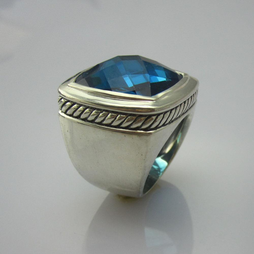 Solid 925 Sterling Silver Ring for Women 20mm Blue Topaz Rings Design Fine Jewelry Valentine's Day Gifts
Solid 925 Sterling Silver Ring for Women 20mm Blue Topaz Rings Design Fine Jewelry Valentine's Day Gifts