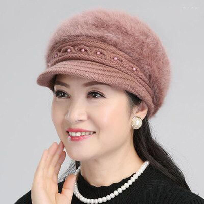 Berets Women Female Skullies Beret Hats Elegant Fur Mother Hat Middle Ages Winter Lining Plus Velvet Warm, 4 color
Berets Women Female Skullies Beret Hats Elegant Fur Mother Hat Middle Ages Winter Lining Plus Velvet Warm, 4 color